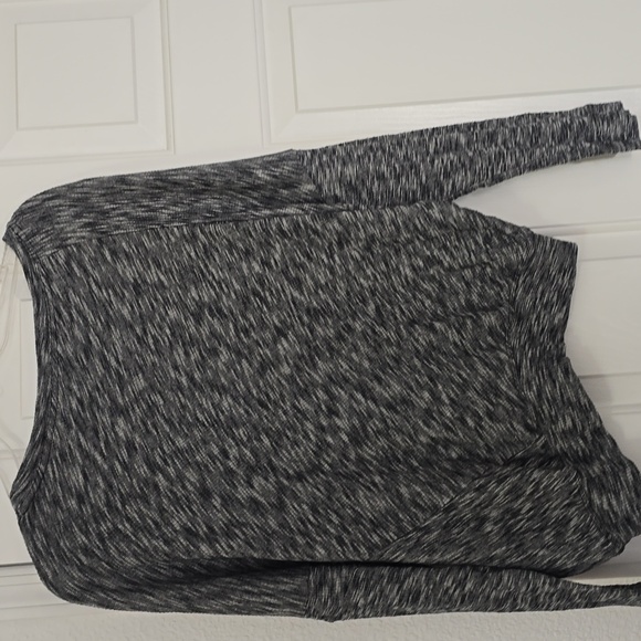 Anthropologie Charcoal Crew Neck Sweater Sz Sm - Picture 4 of 5